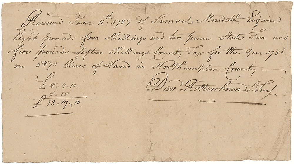 David Rittenhouse's orrery