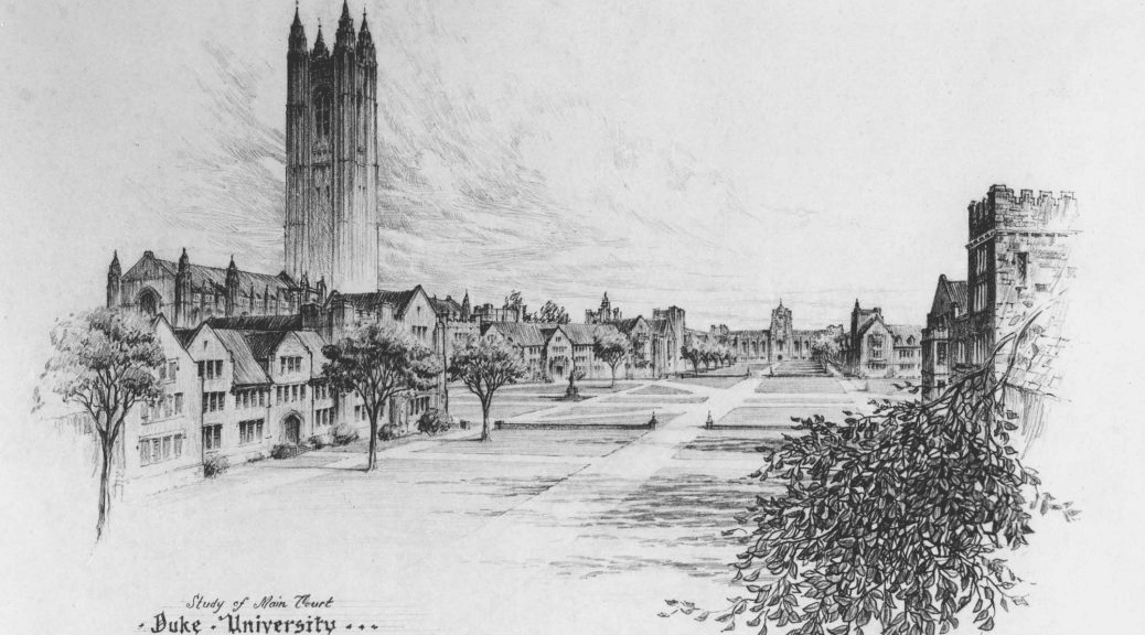 Duke University Chapel, part of the campus Abele helped design