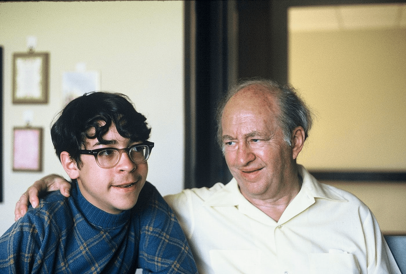 An older photo of Larry Fine.