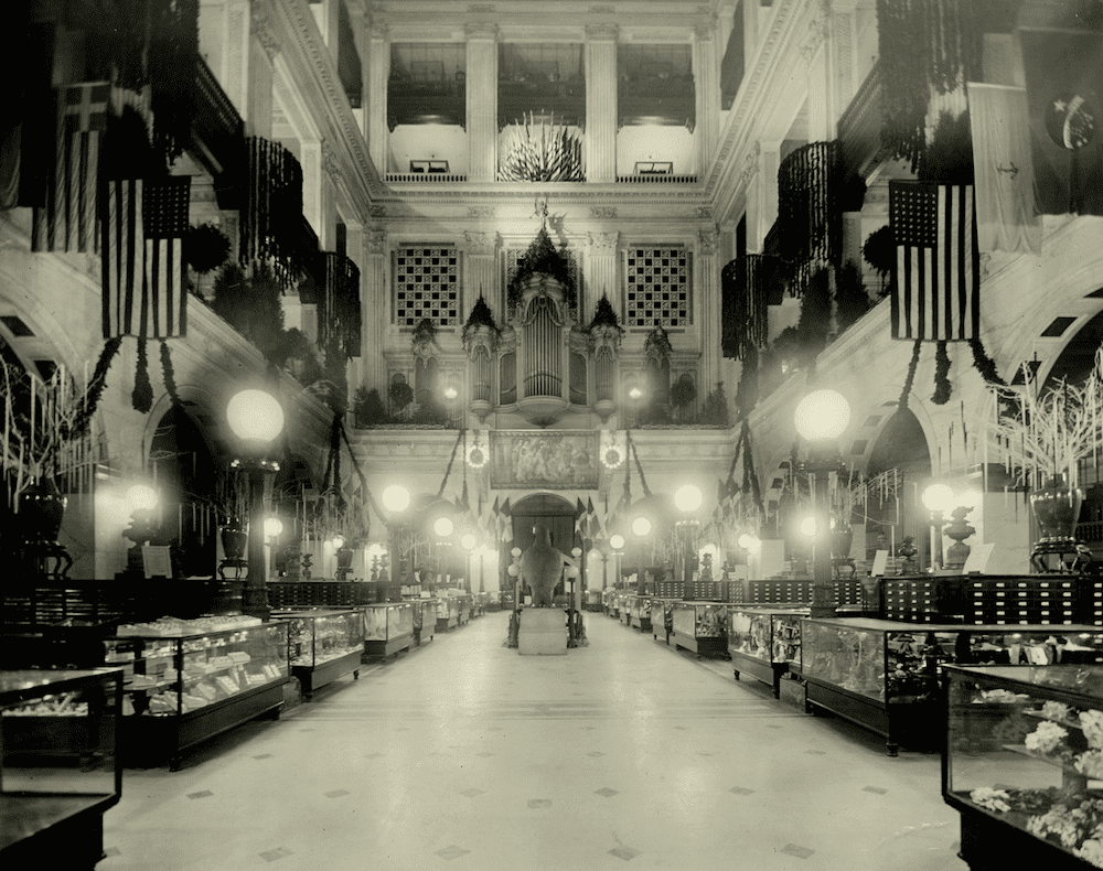 Interior of the Wanamaker department store