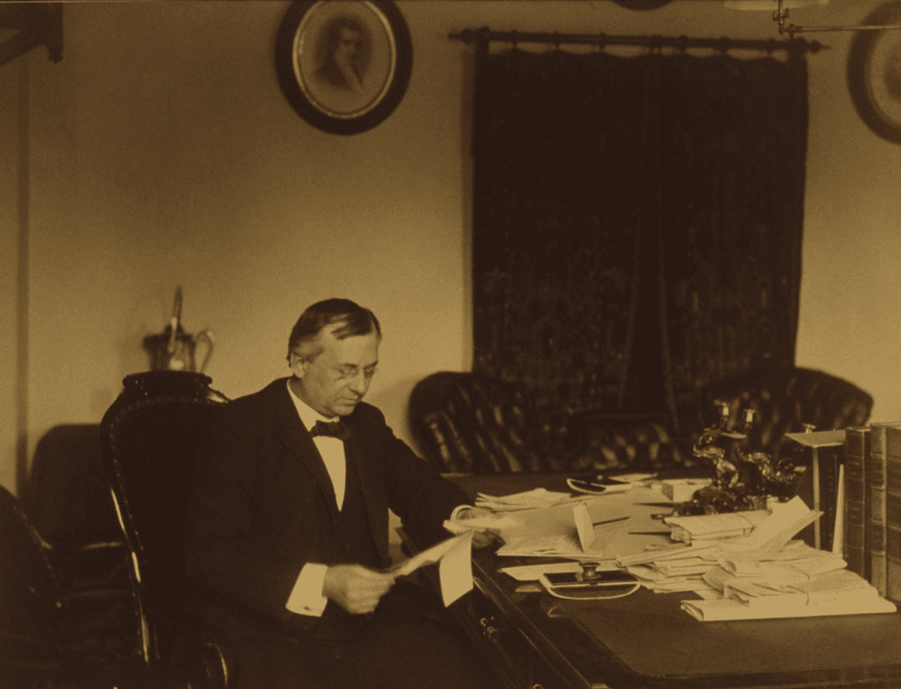 A portrait of John Wanamaker